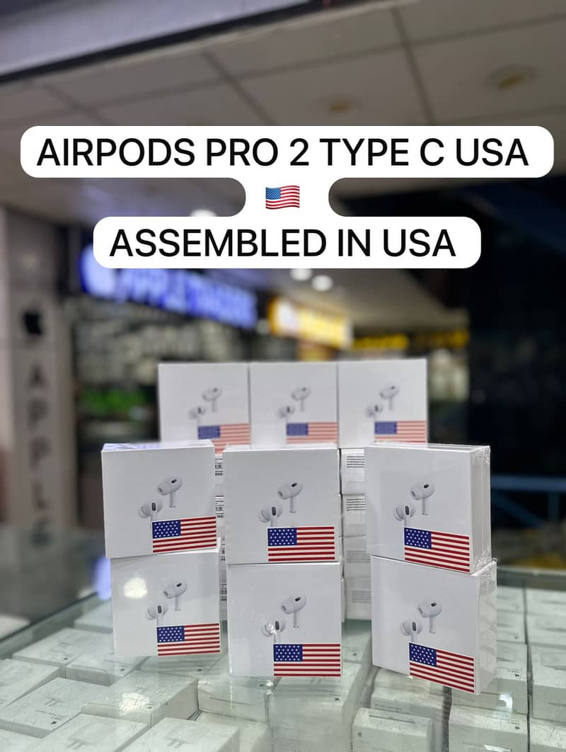 BRAND-NEW AIRPODS PRO2 USB C-TYPE ASSEMBLED IN USA 0