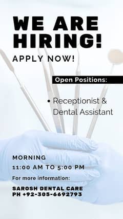 A Female Dental Assistant