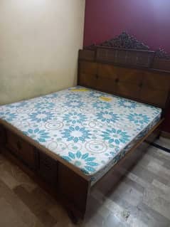 king bed Set with Mattress And Dressing table