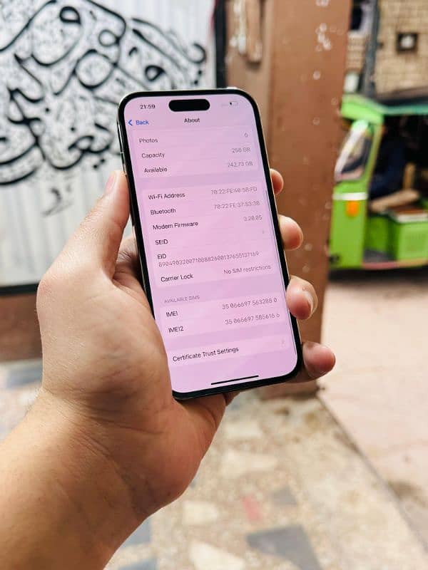 iphone 14 Pro 256GB PTA Approved Just Like Box Opened 9