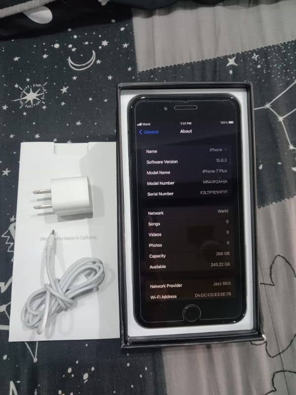 iphone 7 plus 256gb PTA approved all ok 4