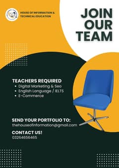 Require teacher For English Language Course