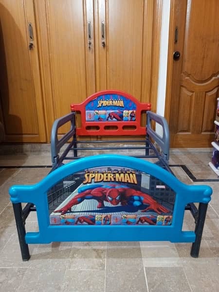 KIDS SINGLE BED SPIDER MAN IRON ROD MATERIAL 2