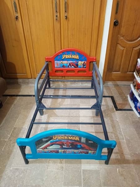 KIDS SINGLE BED SPIDER MAN IRON ROD MATERIAL 5