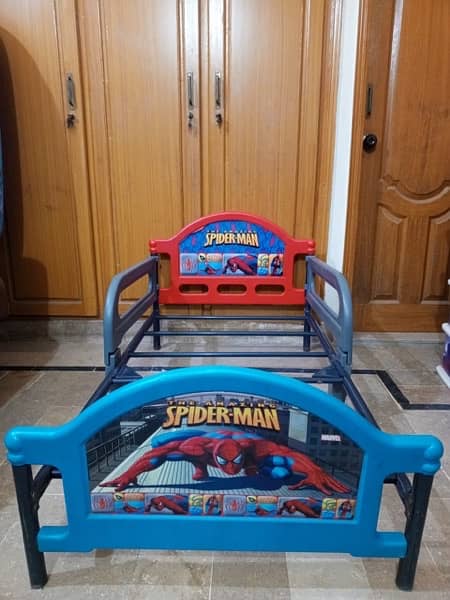 KIDS SINGLE BED SPIDER MAN IRON ROD MATERIAL 6