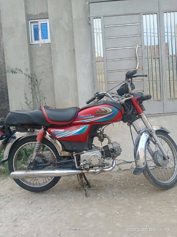 United -70 CC 2017 Model for 33,000 Rs 4