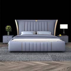 double bed \ king size bed \ wooden bed \ luxury bed \ bed for sale