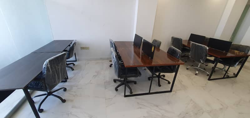 FURNISHED OFFICE FOR RENT AT MAIN MUNAWAR CHOWRANGI 8