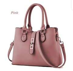 Women's Rexine plain hand bag