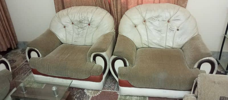 7 seater refurbished sofa set for sale 3