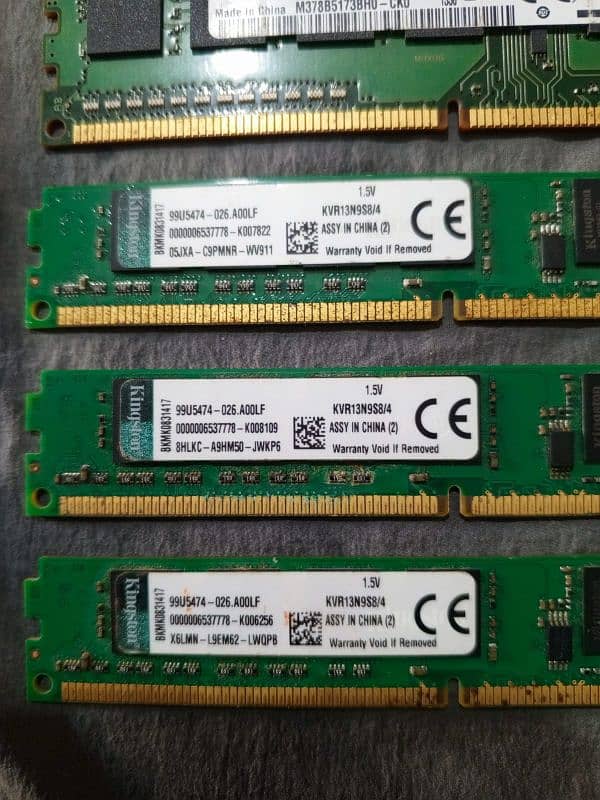 ADATA DDR3 8GB RS. 2500 AND DDR3 4G. RS. 1700 1