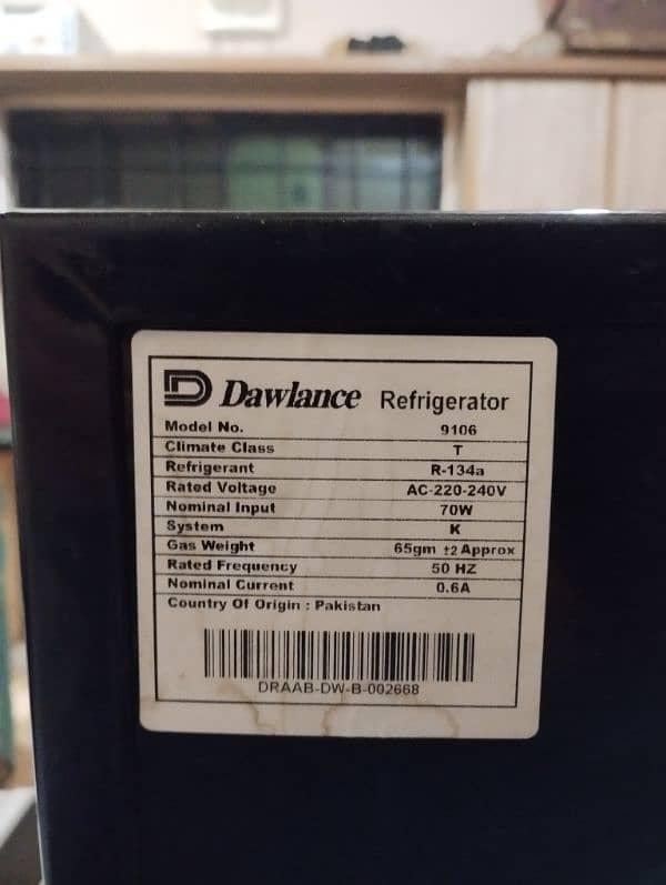 dawlance fridge mini 7