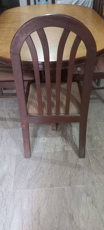 wooden dining table and chairs 5