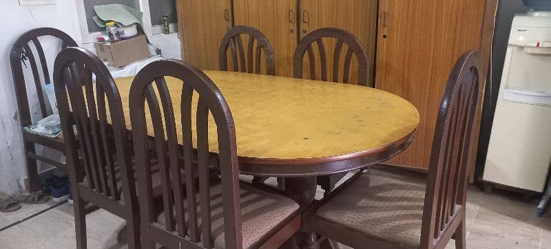 wooden dining table and chairs 8