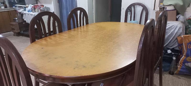 wooden dining table and chairs 10