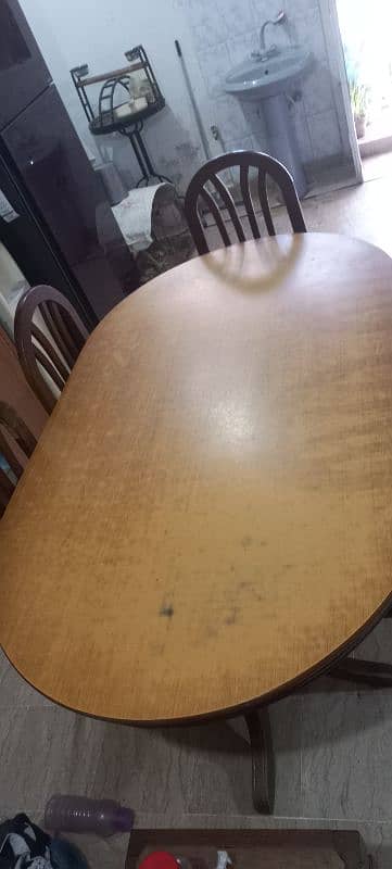 wooden dining table and chairs 11