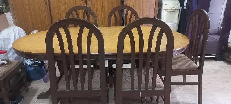 wooden dining table and chairs 12