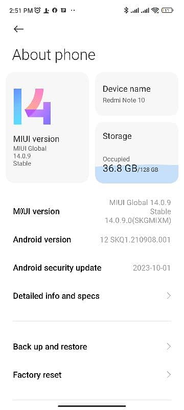 Redmi. Not. 10. . . . 6. . . . . . /128 5