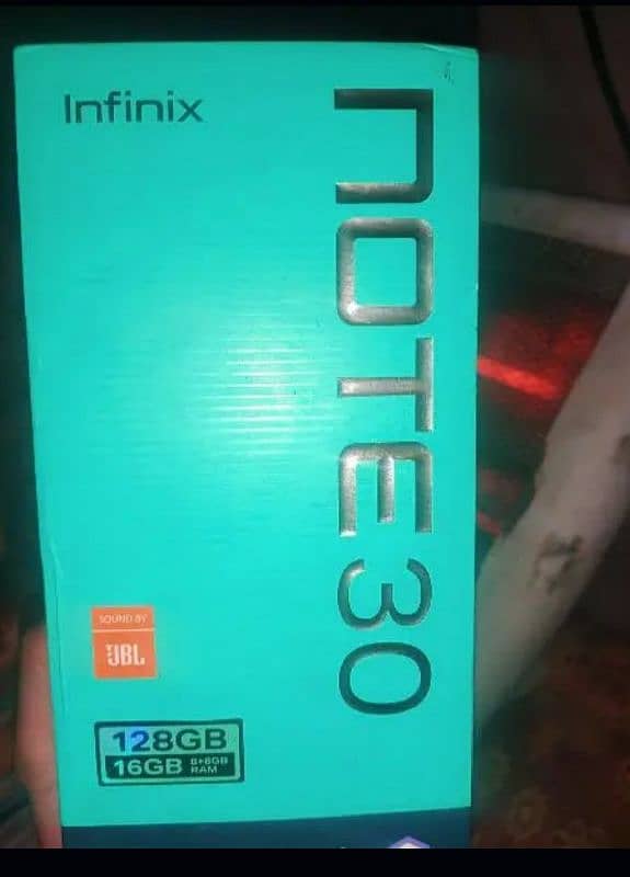 infinix note 30 complete box exchange possible 2