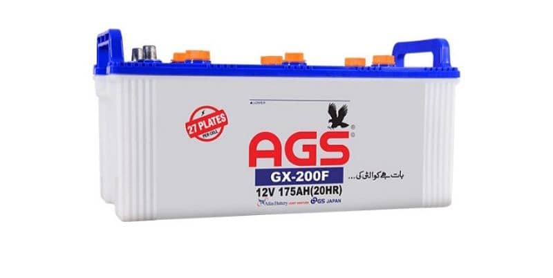 AGS BATTERIES MODEL GR/GL100 6FT120 GX135 GX165 GX175 GX200 3