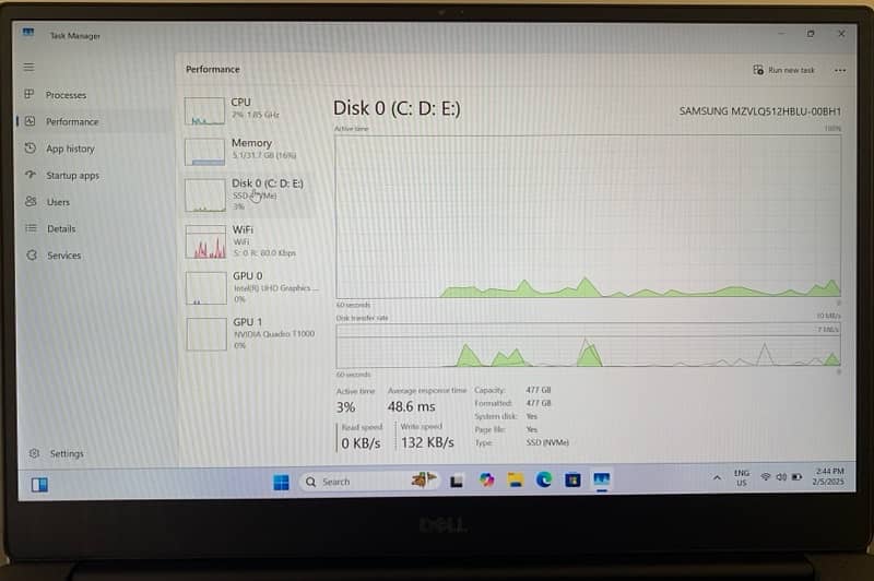 DELL PRECISION 5540 32/512 17