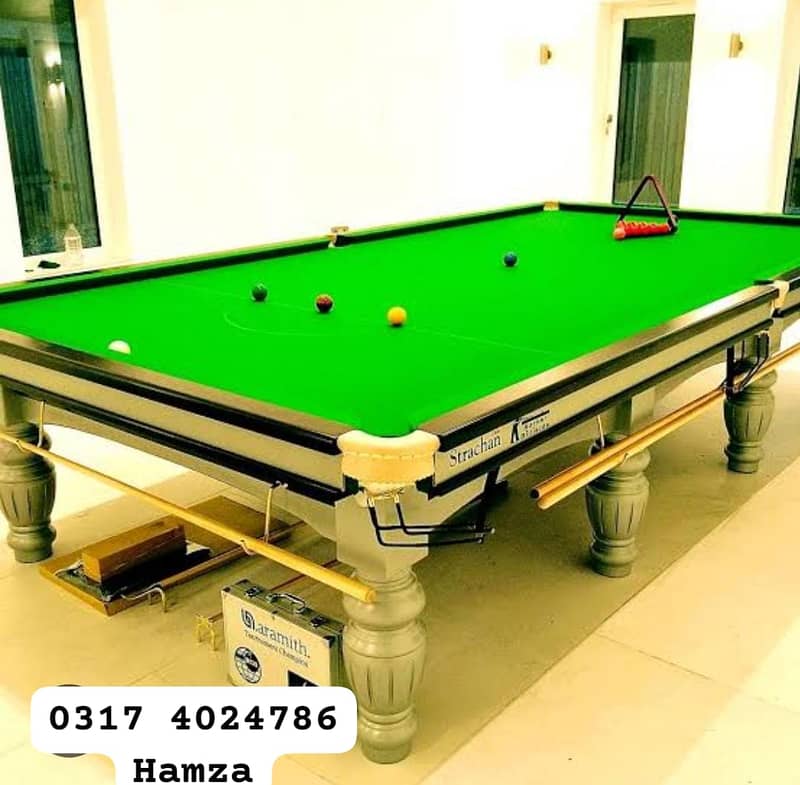 SNOOKER TABLE, RODE GAME, TABLE TENNIS, CHESS BOARD, MARBLE DABO, LUDO 5