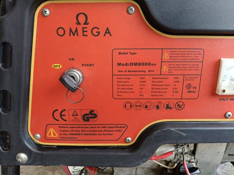 Omega 6KWA Generator 6