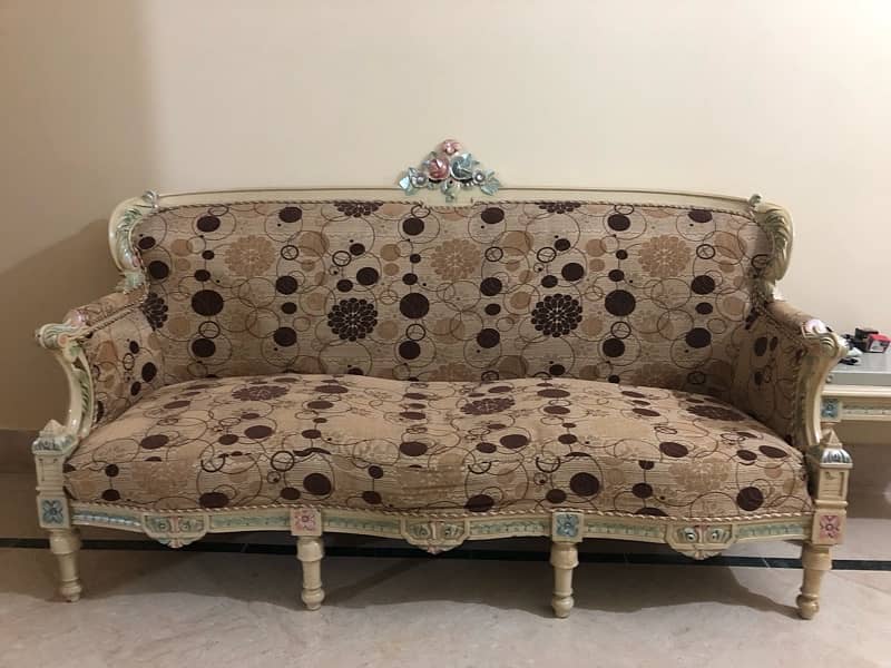 Chinioto Sheesham 5 seater sofa set 0