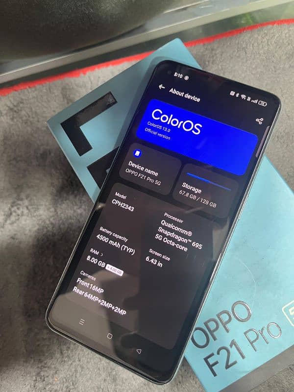 oppo F21 pro 5g 2