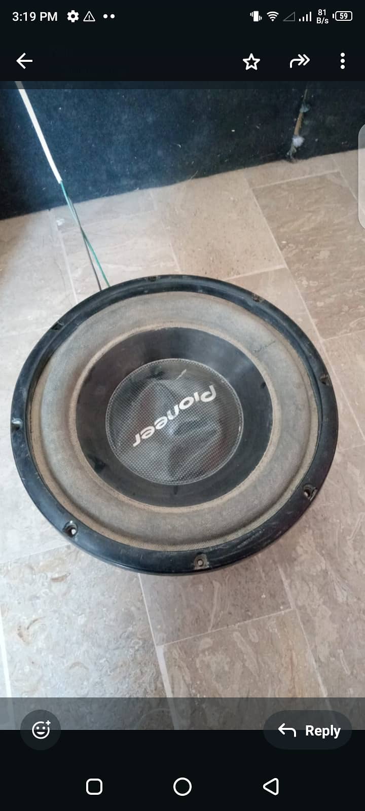 Pioneer woofer 5c 0