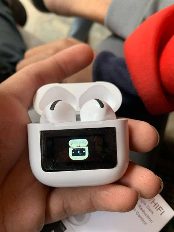 Airpods A10 PRO Digital Display ANC + ENC Bluetooth Wireless Ear buds 9