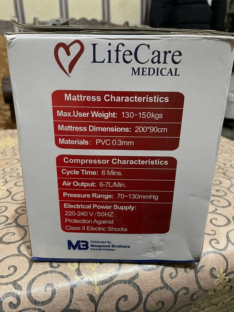 Lifecare Anti Decubitus Air Mattress For Hospital Patient Bedsore 1