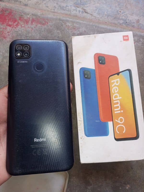 Redmi 9c 3/64 all ok hai box hai condition AP k samne hai 1