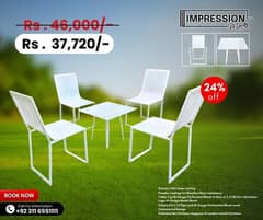 Outdoor Dining table - Outdoor Chair With Table - Restaurant Furniture