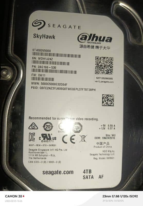 SEAGATE SKYHAWK @ALHUA 0