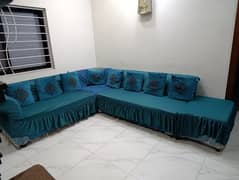 L shape 8 seater sofa set