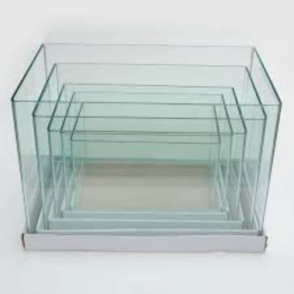 Imported Curved glass aquarium tank 2