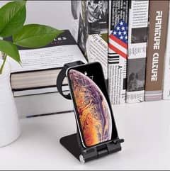 10W 2 in 1 Wireless Charging Dock Station with iWatch Stand