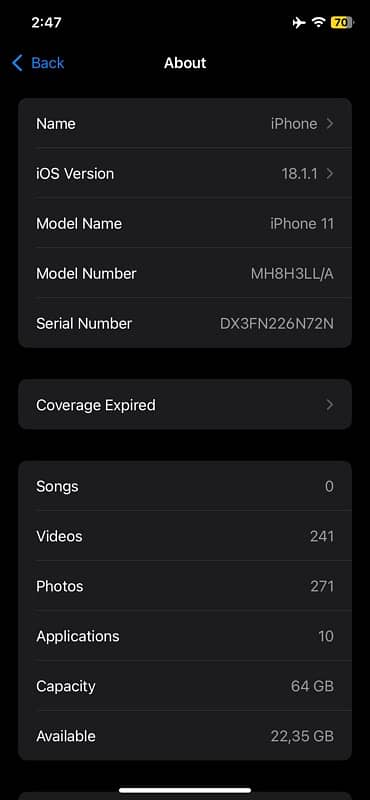 iphone 11 64 gb 100 health 7