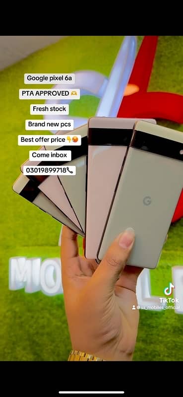 Google pixel 6pro,7pro,8,8pro | PTA APPROVED | 6/128 | STOCK | 5