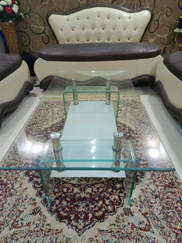 7 Seater Sofa Set with Centre Table 9