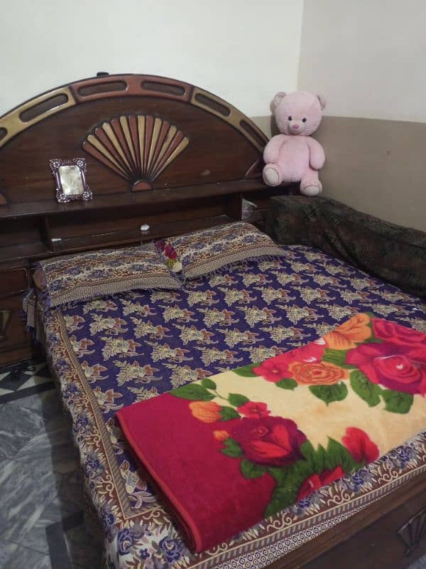 wooden bed for sale (only bed) 2