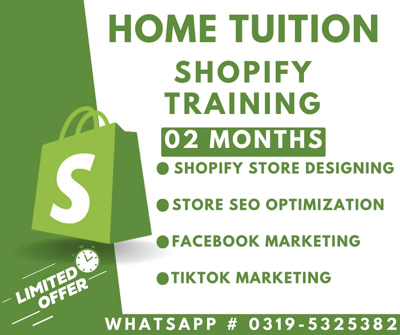 SHOPIFY ONLINE AND DOOR TO STEP TRAINING PLATFORM 1