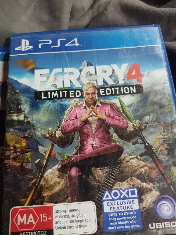 farcry4 limited edition cd for ps4. 0