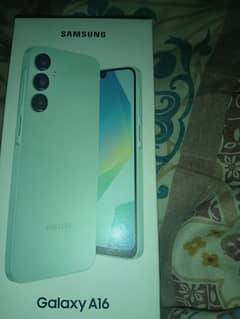 Samsung a16 8/256 only box open abhi tak sim bh nai dali