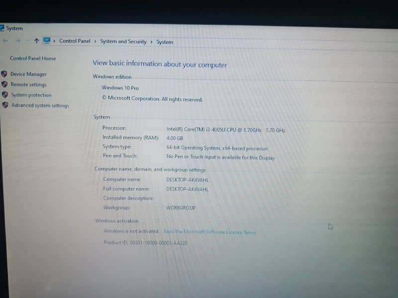 Dell laptop 4 generation 1