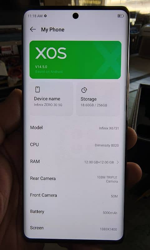 Infinix Zero 30 5G 12+12/256Gb 7