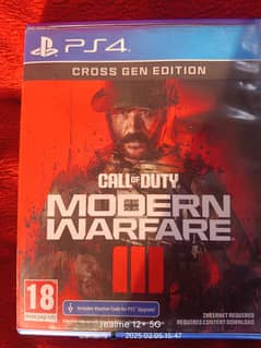 Call of Duty Modern warfare 3 ps4