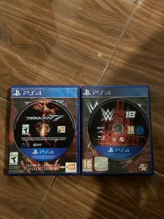 PS4 Tekken 7 & WWE 2K18