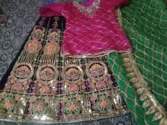 frauk with kurrti dupatta for sale